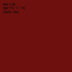 #6E110E - Dark Tan Color Image